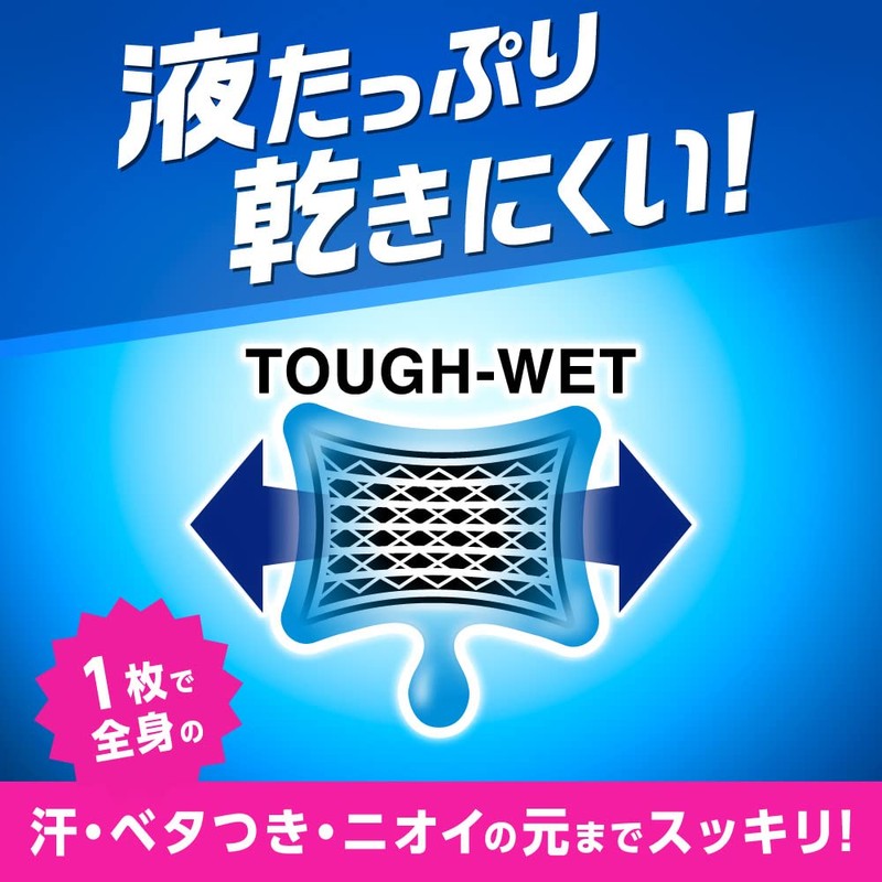 Men's Biore Facial Cleansing Sheet, Clean Soap Scent, Portable, Pack