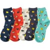 Chalier Womens Funny Socks Cozy Cute Printed Patterned Fun Sock