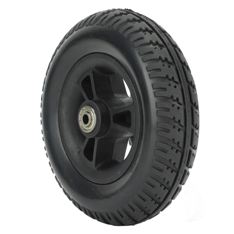 Wheelchair Wheel Replacement Non Slip Solid PU Strong Bearing Capacity