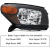 Headlights Assembly Pair for 2004 2005 Toyota RAV4 Headlamps Head