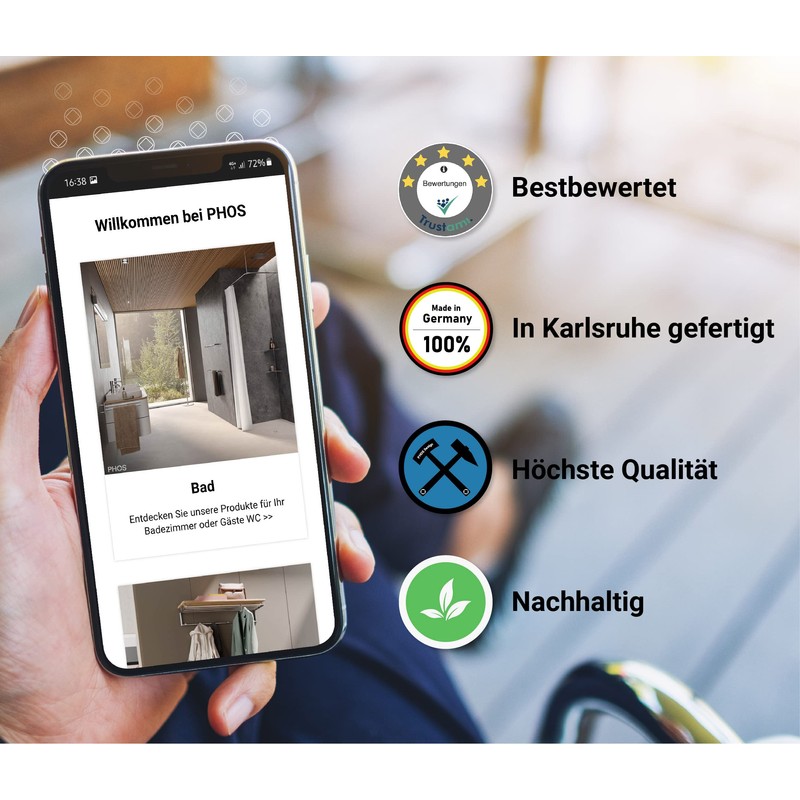 PHOS Design Intermediate Support for Rope Tension Systems, Wall Clearance