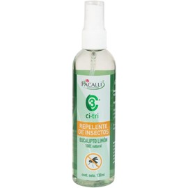 Repelente Natural Pacalli Citri de 130ml - Protección Efectiva Contra Mosquitos e Insectos con CITRIODIOL