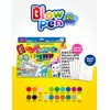 ADDY & PLUSY Blow Pen 20 Colors Art With Stencil