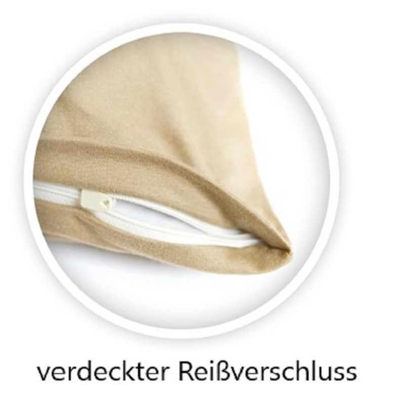 Exklusiv-heimtextil Jersey cushion cover, economy set of 2, with zippers,