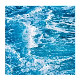 Ocean Waves Beach Theme Classroom Home Wall Decor Wall Sticker Sea Shoreline Seascape Pictures Peel and Stick Wall Decal for Backdrop Office Kitchen Trucks Vinyl