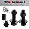 1/4-20 x 1-1/2" Hex Head Screws Bolts, Nuts, Flat &