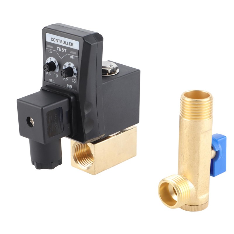 Automatic Drain Valve G1/2 DN15 Automatic Electronic Timed Drain Valve