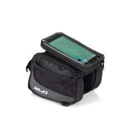 XLC Unisex - Adult Top Tube Pannier Bag BA-S97 Pannier Rack Bag, Black, One Size