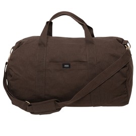 Terra Thread Organic Cotton Aarde Gym Bag, Chestnut Brown