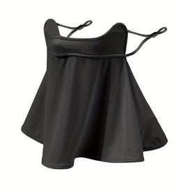 DIELOVEHUA Face Mask, Sun Protection, Sun Protection Mask for Women, Face Mask with Ear Loops, Reusable, Breathable Sports Face Mask for Summer, Hiking, Cycling, Outdoor, Black