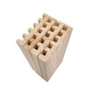 SUTIMSHE Natural Wood Domino Racks, Domino Tiles Holders,Domino Trays Set