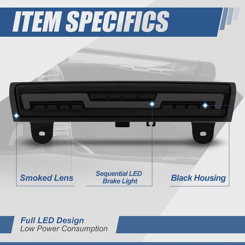 NUVISION LIGHTING 3BL-ZTL-006-SM Super Bright LED 2-Stage Sequential High Mount