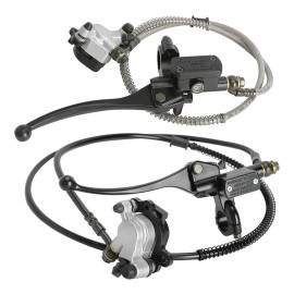 Unbranded Left+Right Brake Caliper Assembly for Mini Scooter Ebike Bicycle Pit Bike Apollo