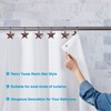 AGPtek Star Shower Curtain Hooks, 12PCS Anti Rust Decorative Resin