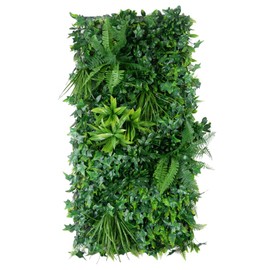 Cigarlemon Faux Ivy Wall Panels, Artificial Grass Wall Panels,Perfect for Indoor and Outdoor Decor (Petal Haven（20“*40”）, 1 Pack)