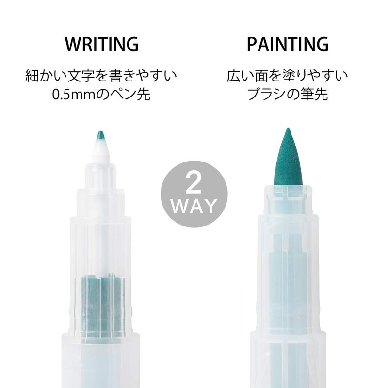 Midori Relax 38082006 Color Pen Paintable Stamps 6 Pieces