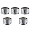 5 Pieces Filter Faucet 24mm Male Thread Aerator Replacement Basin