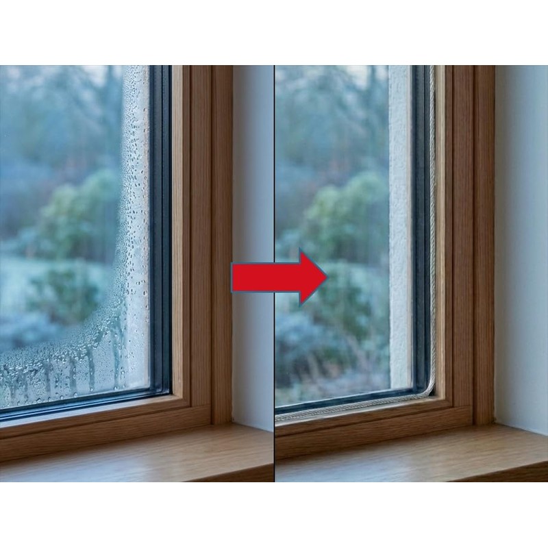 T-STRIPE Window Heater Length 2.20 - 2.90 m Against Condensation