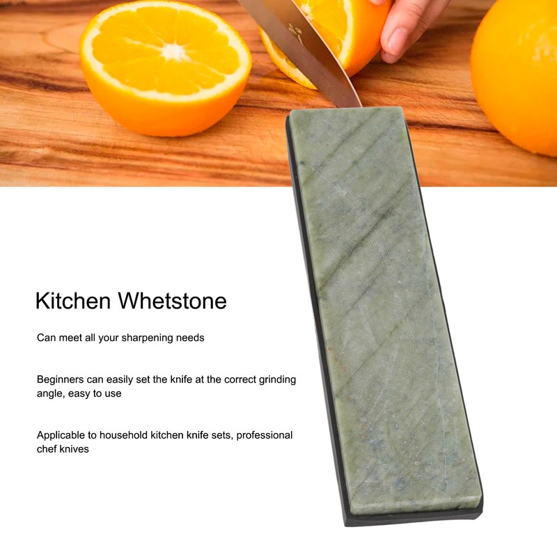 20x5x1.2cm 10000 Grit Kitchen Whetstone Natural Beryl with Base Sharpening