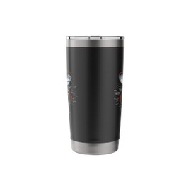 Ski Goggles Mountain Sunset Stainless Steel Insulated Tumbler
