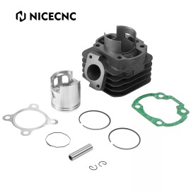 NiceCNC 70CC Cylinder Engine Big Bore Kit For Yamaha Minarelli Apirilia Vino Zuma 50CC