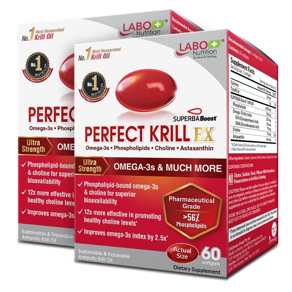 LABO Nutrition Perfect Krill Ex, 1000 Mg De Aceite De