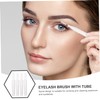 WOONEKY 20pcs Micro Eyebrow Spoolie Set Mini Eyebrow Brush for