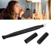 Eyeshadow Brush, Double Ended Makeup Foundation Brush, Retractable Loose Powder