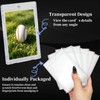 JIUBULUJIU 12 Pack Magnetic Card Holder with 1 Card Stand