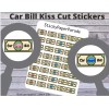 Homemade Car Bill Planner Stickers #106 / Planner Stickers  /