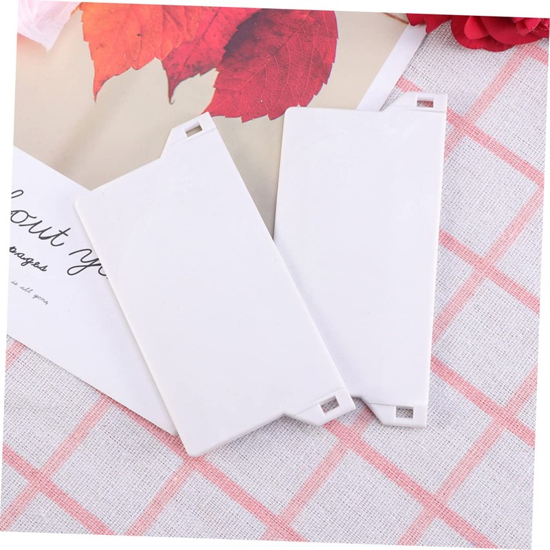 FUNOMOCYA 89mm Wide Vertical Blind Bottom Weights 10pc Plastic Plate
