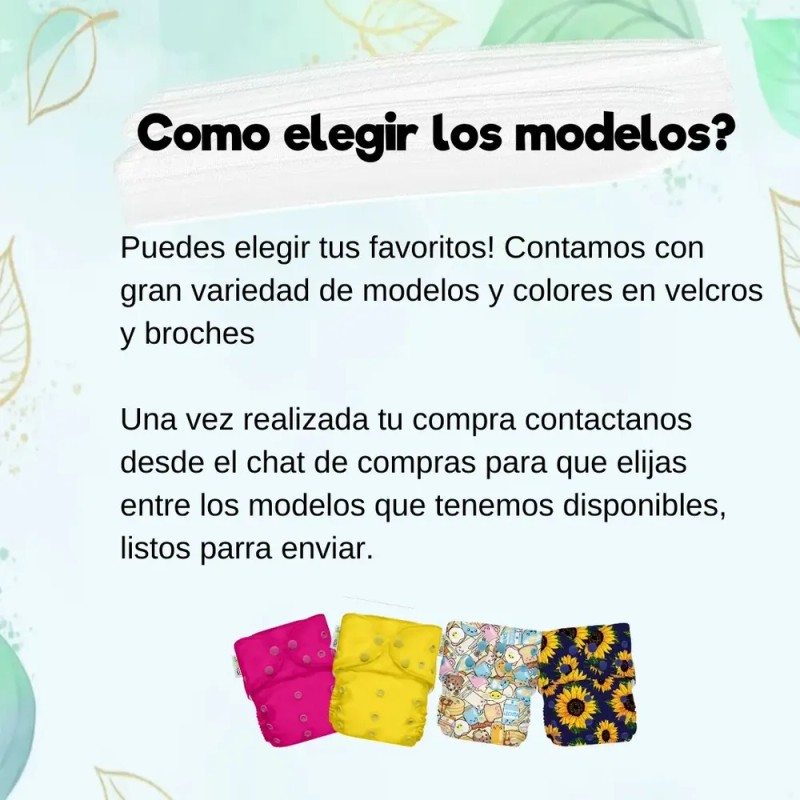 Pañales Ecológicos De Tela Ecopipo (3pack-estampado) Oferta