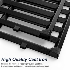 7637 Grill Parts for Weber Spirit E210, 17.5 Inch Grill Grates for Weber Spirit E210, E220, S210, S215 with Front Control,Replacement Parts for Weber Spirit 200 & GS4 Spirit II E210, Spirit II E220