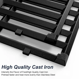 7637 Grill Parts for Weber Spirit E210, 17.5 Inch Grill Grates for Weber Spirit E210, E220, S210, S215 with Front Control,Replacement Parts for Weber Spirit 200 & GS4 Spirit II E210, Spirit II E220