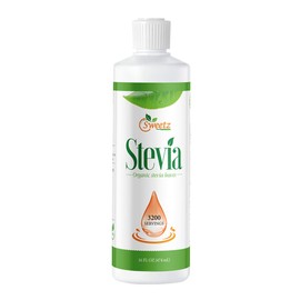 Liquid Stevia –Stevia Sweet Drops – Made from Reb-D Rich Organic Extract – Concentrated Liquid Sweetener for Drinks, Food, and Pastries, No Calories, and No Carbs – 16 FL OZ (3200 Servings)