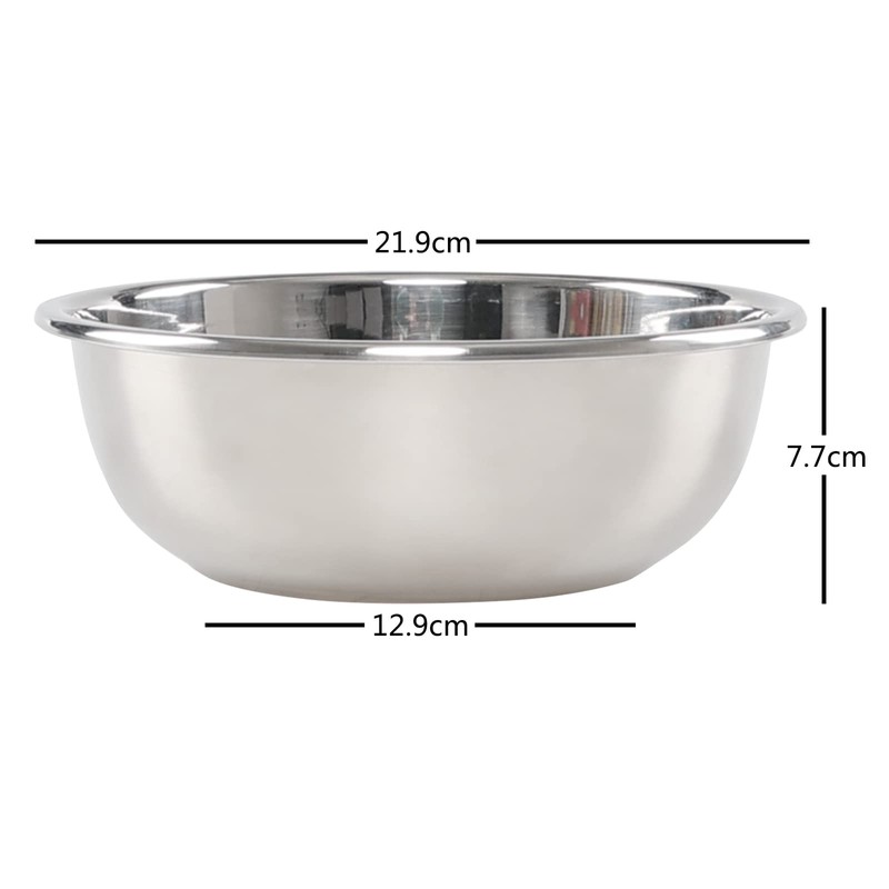 Hespama 6 Pack Stainless Steel Mixing Bowl Set