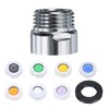 uxcell Shower Flow Reducer Limiter Set, 1.2/1.5/1.8/2.0/2.2/2.5/3.0 gpm, POM Material,