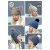 King Cole 5100 Knitting Pattern Childrens Hats in King Cole