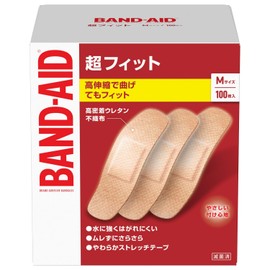 BAND-AID(バンドエイド) 救急絆創膏 超フィット Mサイズ 100枚