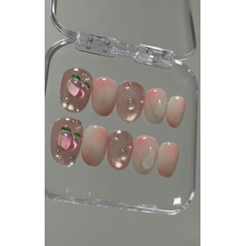5 types of fruit nails, peach nail, cherry nail  - Grape nail / 과일네일 5종 복숭아네일 체리네일  - 포도네일