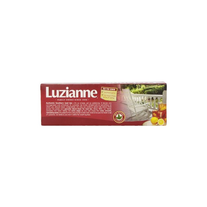 Luzianne Iced Tea, Family Quart Tea Bags, 24-Count Boxes (Pack