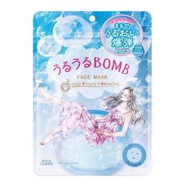 Kose Clear Turn Moisturizing BOMB Mask, 7 Pieces (x1)