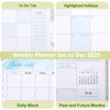 KINGTLE Monthly Weekly Planner 2025, Calendar Planner Notebook with Monthly