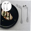 CIYODO 1Set Elderly Curved Spoon and Fork for Patients Tableware
