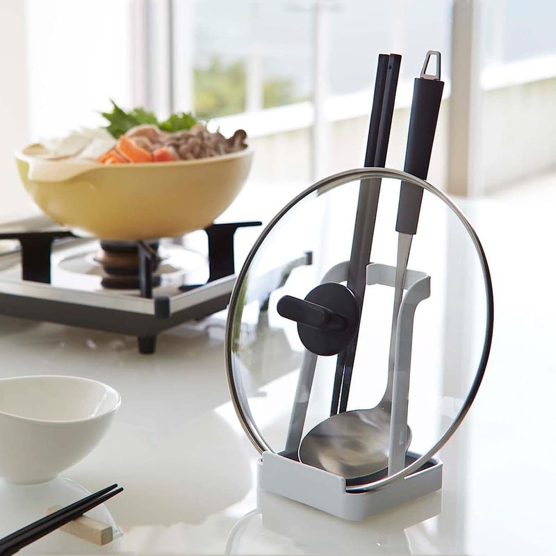 Tower Ladle Holder, Kitchen Utensil Holder, Versatile Pot Lid Ladle
