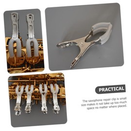 Abaodam 5pcs Multifunctional Saxophone Repair Clips Wind Instrument Maintenance Tools Indentation Clips for Sax Clarinet Flute Repair