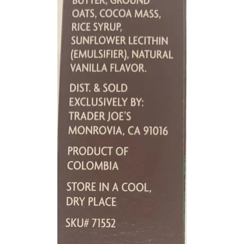 Trader Joe's 6 Lot - New Trader Joe’s Oat Chocolate