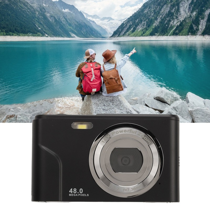 Digital Camera 48MP 16X Zoom 1080P HD 2.4 Inch IPS