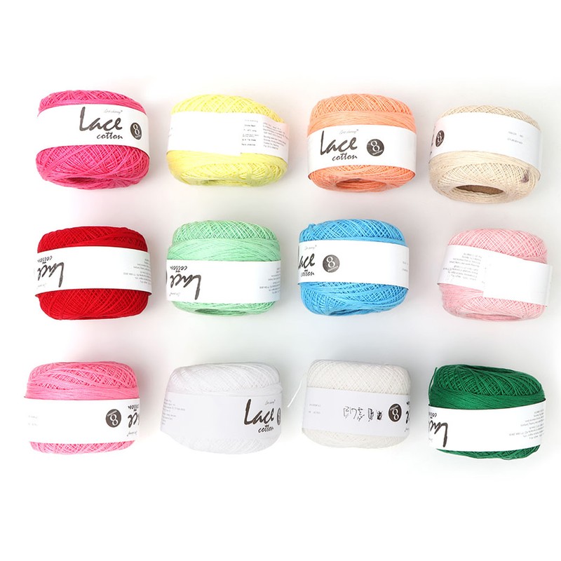 Lace Line Cotton Hand Crocheted Summer Silk Light Thin Line