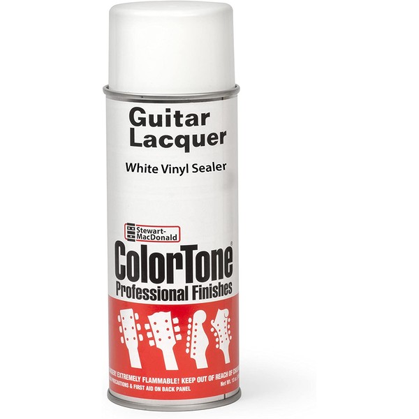 ColorTone Aerosol Guitar Lacquer, White Vinyl Sealer